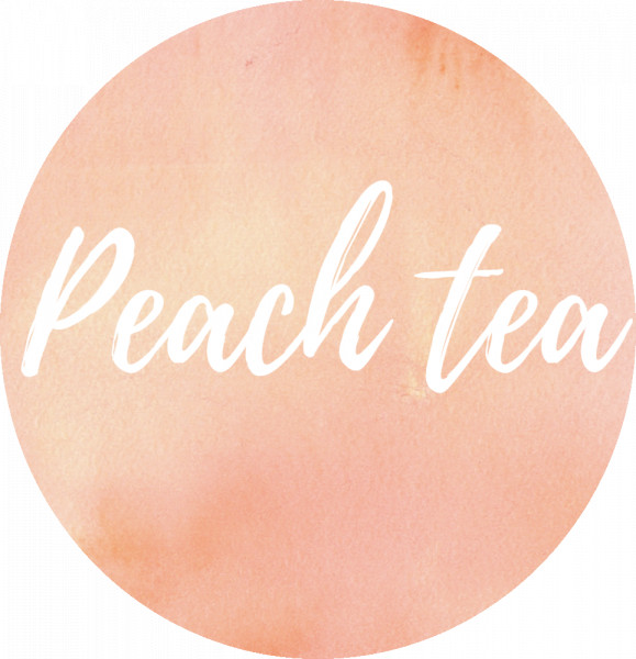 circle peach tea logo