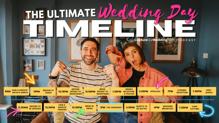 link to The ULTIMATE Wedding Day Timeline (HOUR BY HOUR)